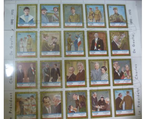 Uncollated postage stamps, First Day covers and commemorative issues        CS