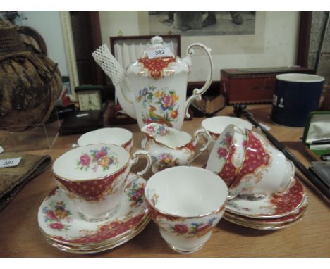 A part tea service by Paragon in the Rockingham pattern 