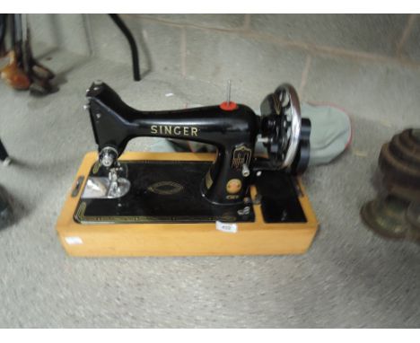 A vintage Singer Sewing machine model 99K