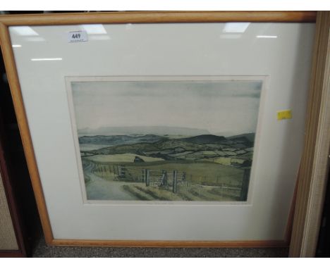 A print after M Rodd 1979, From stonewall Hill 31/50