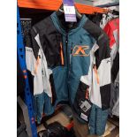 Klim Dakar Motorbike Jacket; Colour: Striking Petrol; 3122-002-150-201; Size: XL; RRP: £320