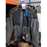 Klim Traverse Motorbike Jacket; Colour: Black/ Kinetic Blue/ 4050-002-130-000; Size: M; RRP £500