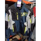 Klim Dakar Motorbike Jacket; Colour: Vivid Blue; 3122-002-130-202; Size: M; RRP: £320