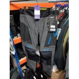 Klim Traverse Motorbike Pant; Colour: Black Kinettic Blue; 4051-002-032-000; Size: 32; RRP £500