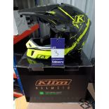 Klim Helmets F3 Helmet Yellow/ Black; Size Large
