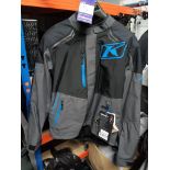 Klim Traverse Motorbike Jacket; Colour: Black/ Kinetic Blue/ 4050-002-140-000; Size: L; RRP £500