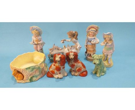 A Lladro figure (boxed), a quantity of Sylvac etc.