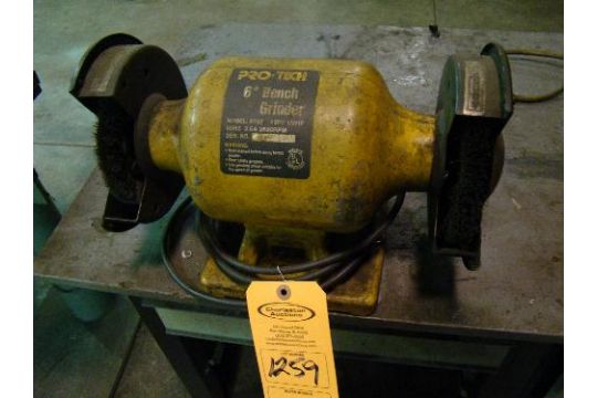 Protech 6 Bench Grinder Model 8102 1 3hp 1ph