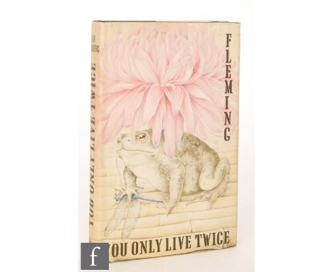 FLEMING, IAN - 'You only Live Twice', published by Jonathan Cape Ltd., London 1964, first edition, black cloth boards with em