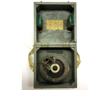 A cased aircraft compass Type SO2.