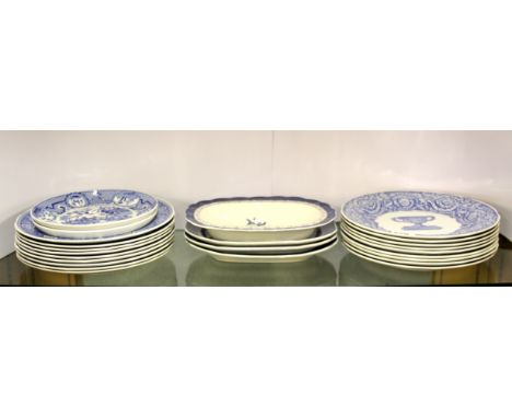 An extensive quantity of Spode blue room china and others.