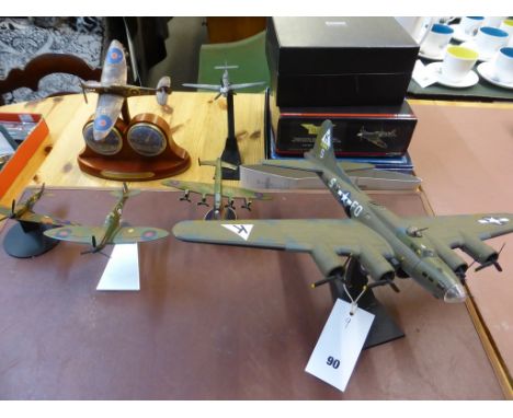 Boxed Corgi Aviation Archive Boeing B-17 Flying Fortress model plane a/f plus various others (9).