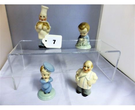Vintage c1950's Wade ceramic Sailor, Tailor, Butcher, Chef (4).