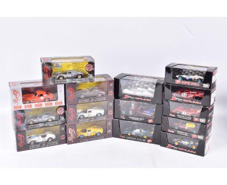 FIFTEEN BOXED 1:43 SCALE MODEL VEHICLES to include a Brumm  Ferrari 158 Grand Prix Italia 1964 in red item no. R290,  a Brumm