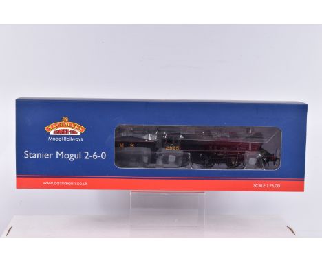 A BOXED OO GAUGE BACHMANN BRANCHLINE MODEL  RAILWAY Class 5P4F Stanier Mogul 2-6-0, no. 2965 in LMS Lined Black, item no. 31-