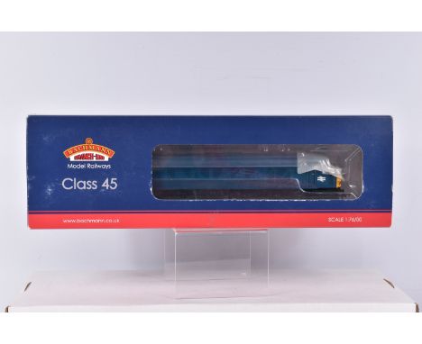 A BOXED OO GAUGE BACHMANN BRANCHLINE MODEL RAILWAYS Class 45 Diesel, no. 45120 in BR Blue with Split Head Code Boxes, item no