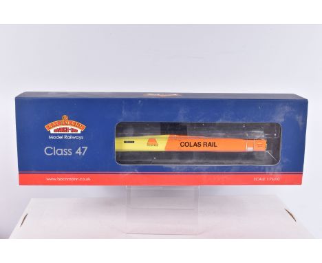 A BOXED OO GAUGE BACHMANN BRANCHLINE MODEL RAILWAYS Class 47, no. 47727 'Rebecca' in Colas Rail Freight livery, Limited Editi