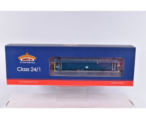 A BOXED OO GAUGE BACHMANN BRANCHLINE MODEL RAILWAYS Class 24, no. 24137 in BR Blue, item no. 32-442, appears in new condition