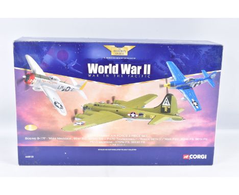 A BOXED LIMITED EDITION 1:72 SCALE CORGI AVIATION ARCHIVE DIECAST EIGHTH ARMY FORCE THREE PIECE SET, numbered AA99126, model 