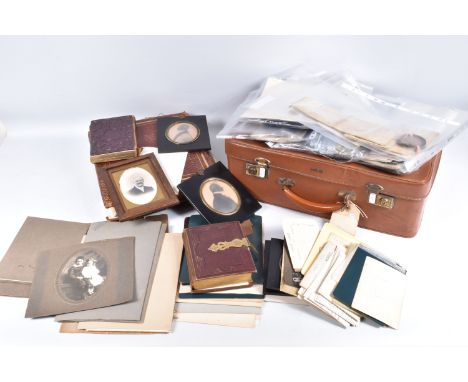 MILITARY / BRITISH HISTORY INTEREST, a family archive of documents, medals, badges, crests, photograph albums, loose photogra