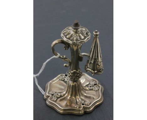 Victorian Silver Chamberstick, Sheffield 1844, Henry Wilkinson