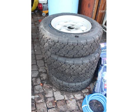 Set of 4 Dunlop SP3 Tyres on Mini Light Rims 