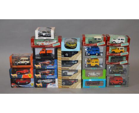 24 x 1:43 scale diecast models by Norev, Ixo, Hot Wheels and similar. Boxed, overall appear VG-E.