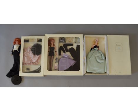 Mattel Barbie Fashion Model Collection with Silkstone bodies: Dusk to Dawn Giftset; Lisette; Blush Becomes Her set; unboxed F