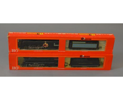 H0 Scale. Rivarossi 2 x locomotives. American Railroads 2-8-4 Berkshire Ref 1280 & Chesapeake & Ohio 4-6-4 Hudson Ref 1279. V