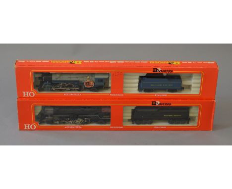 H0 Scale. Rivarossi. 2 x  Baltimore & Ohio locomotives. 2-10-2 class S1 Ref 1536 & 4-6-2 Pacific Ref 1220. Both VG boxed.