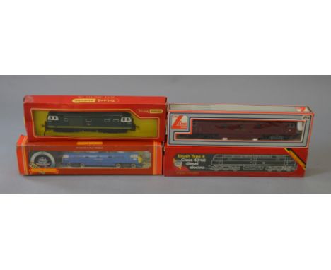 OO Gauge. Hornby & Lima 4 x diesel locomotives. Classes 35, 47 & 52. All G boxed