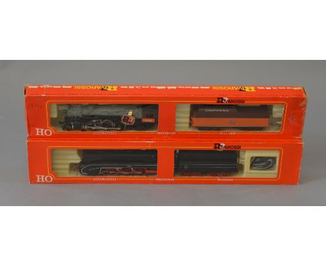 H0 Scale. Rivarossi 2 x locomotives. The Milwauke Road 4-8-2 heavy pacific Ref 1214 & DB 4-6-2 pacific Ref 1339. Both G/VG bo