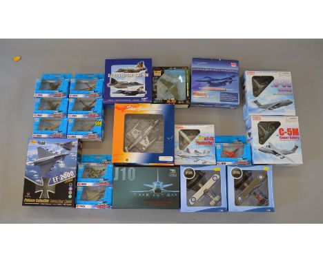 20 x Aviation models by Corgi, etc. Mostly 1:72 scale, together with Dragon 1:400 scale examples. VG boxed.