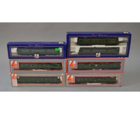 OO Gauge. Lima 3 x DMU sets. Class 101 2 car with additional centre coach, single car unit & 3 car BR green unit. Overall G/V