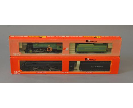 H0 Scale. Rivarossi 2 x locomotives. Southern Railway 4-6-2 Heavy Pacific Ref 1285 & Clinchfield 4-8-8-4 Challenger Ref 1267.