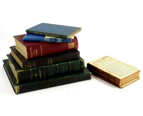 A collection of books, to include The Ancient Music of Ireland, by William Bunting, published Dublin 1840, a book titled Worl