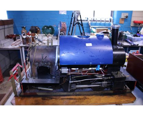 A 5 inch gauge 0-4-0 steam locomotive engine (sold as seen) No shipping. 
