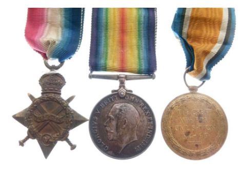 First World War medal group awarded to 2375 Spe W. Craig of the Royal Engineers comprising; War Medal, Victory Medal and 1914
