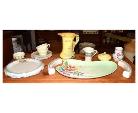Quantity of 20th Century ceramics to include Susie Cooper, Poole, Carlton Ware etc