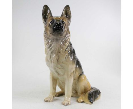 A Beswick model of an Alsatian, model 2410, height 35cm