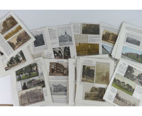 A collection of early 20th century Bury St Edmunds landmarks and events photographic and printed postcards, sites to include 