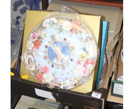 A collection of commemorative plates to include Royal Albert and Coalport examplesAll have been handled and are showing light