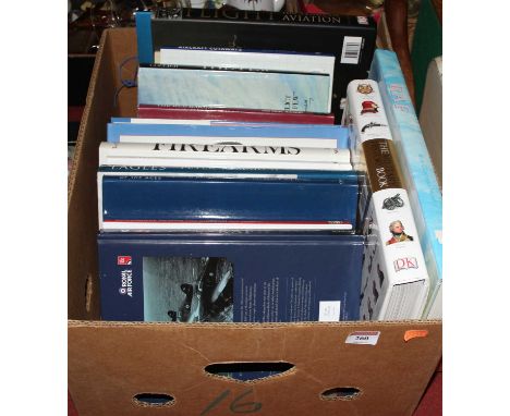 Hogg, Ivan V, The Illustrated Encyclopedia of Firearms, together with various other books relating to aviation and militaria