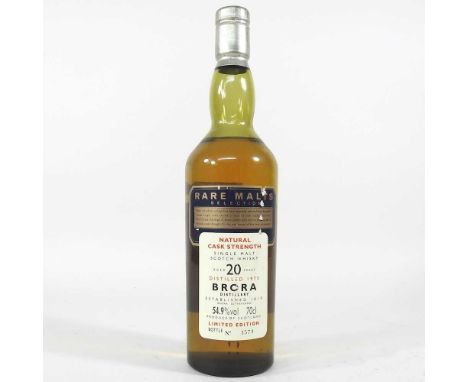 A Rare Malts Selection Brora single malt Scotch whisky, aged 20 years, distilled 1975, 54.9% vol, 70cl, bottle no. 3579