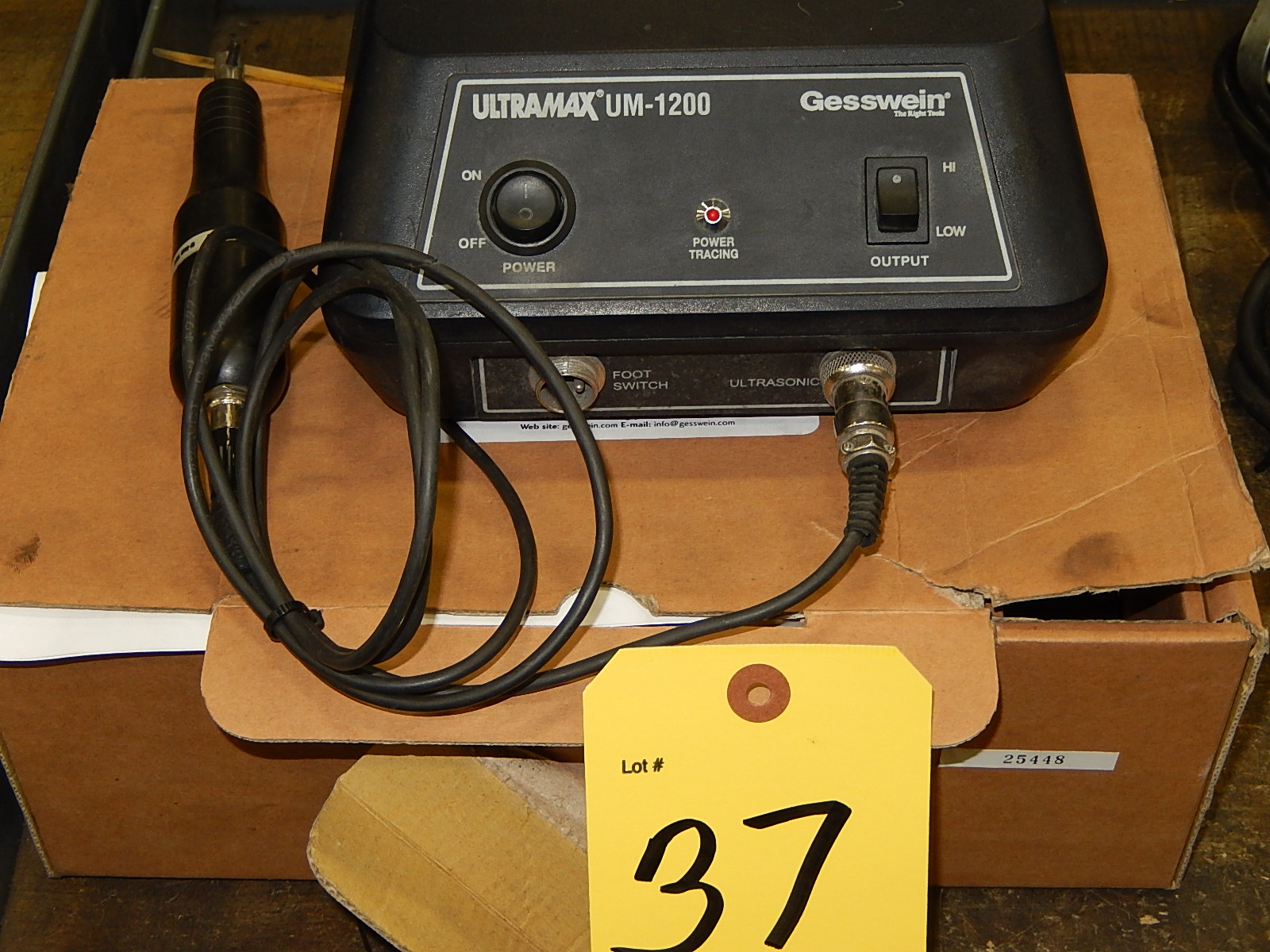 GESSWEIN UM1200 ULTRASONIC POLISHING SYSTEM