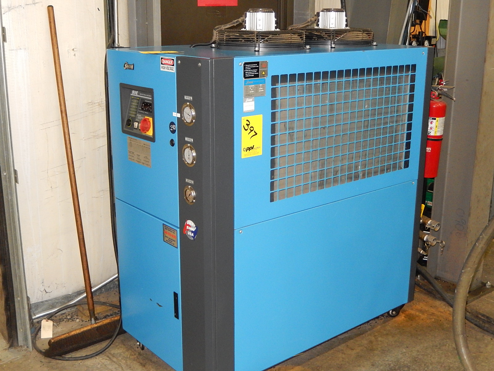 SHINI PORTABLE CHILLER, MODEL BWAAC05FCB120000/SIC58R14L, S/N