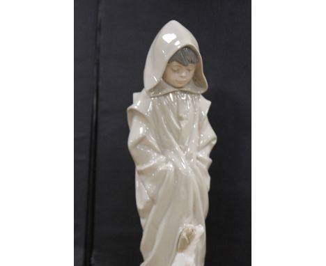 A NAO FIGURE OF A BOY AND HIS&nbsp; DOG