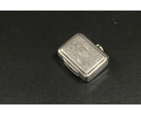  GEORGIAN HALLMARKED SILVER VINAIGRETTE 