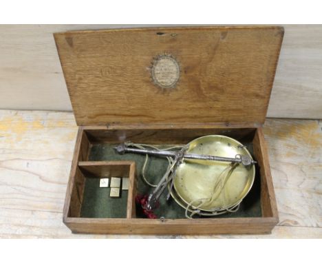 GEORGIAN BALANCE SCALES BY PAYNE, STRAND LONDON