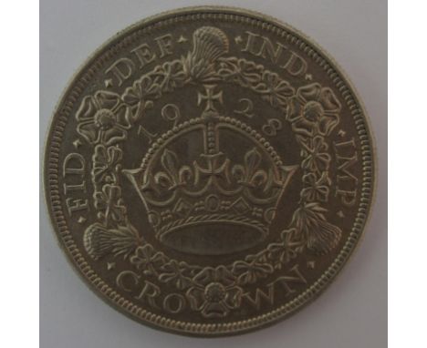 1928 George V Wreath Crown very fine / near extremely fine, light surface marks on obverse